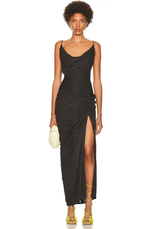 Bottega Veneta Sleeveless Maxi Dress in Brown