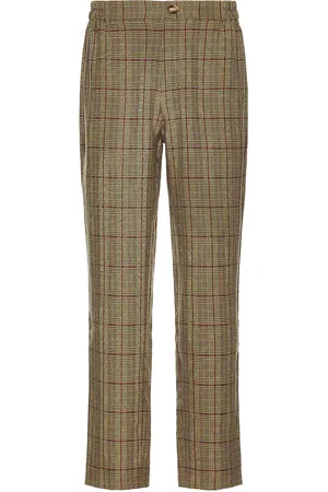 WAO Plaid Trouser in Brown