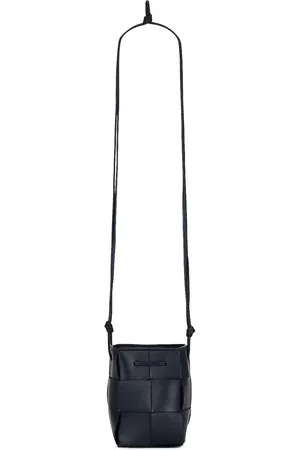 Bottega Veneta Mini Crossbody Bucket in Navy