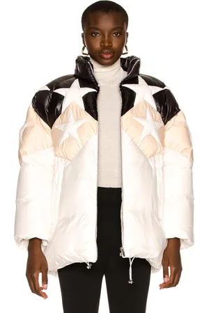 Miu Miu Star Down Jacket in White