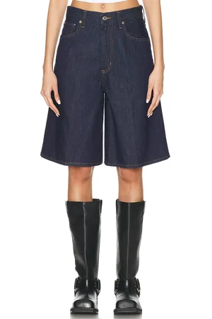 AGOLDE Nolan Short in Denim-Dark