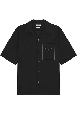 Alexander McQueen Stitching Short Sleeve Shirt in