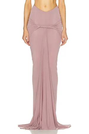 Rick Owens Draped Skirt in Mauve