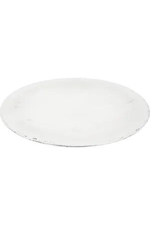 Anastasio Wafer Thin Dish in Metallic Silver