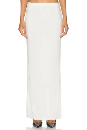 Helmut Lang Maxi Skirt in Cream