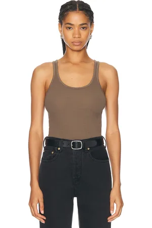 AGOLDE Zane Tank in Brown