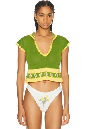 BODE Wellfleet Jacquard Top in