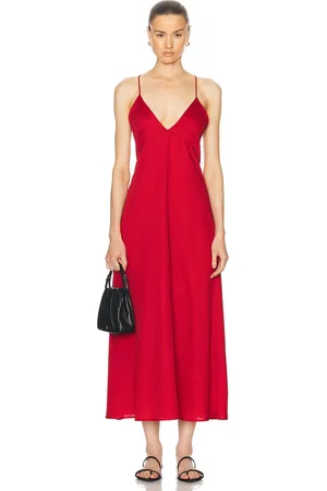 Leset Yoko V Midi Dress in