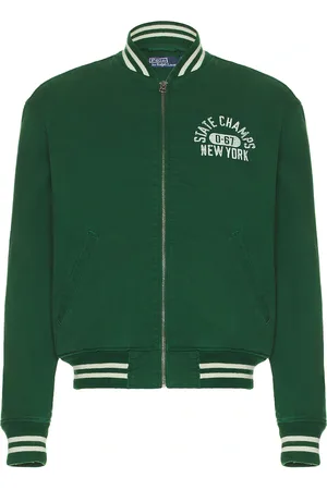 Ralph Lauren Athletic Club Bomber Jacket in Green