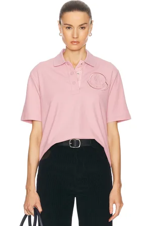 Moncler Short Sleeve Polo Top in