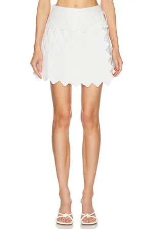 ULLA JOHNSON Taryn Skirt in White
