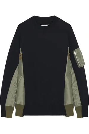 SACAI Sponge Sweat Pullover in Blue