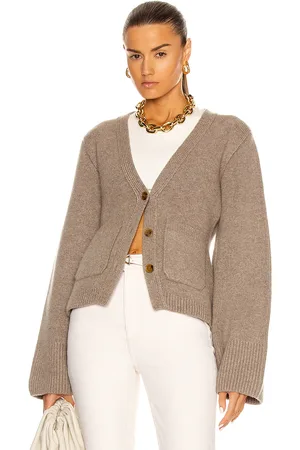 Khaite Scarlet Cardigan in Neutral