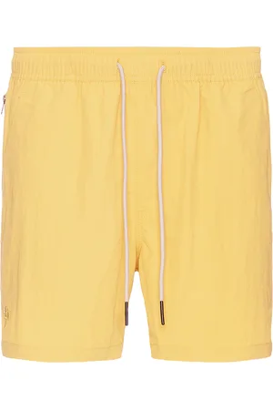 Oas Nylon Swim Shorts in Mustard