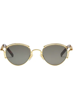 Jean Paul Gaultier Sourcil Sunglasses in Metallic