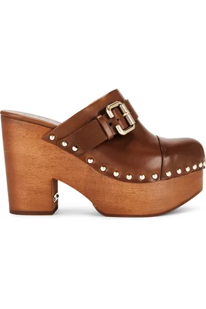 Chloé Jeannette Clog in Brown
