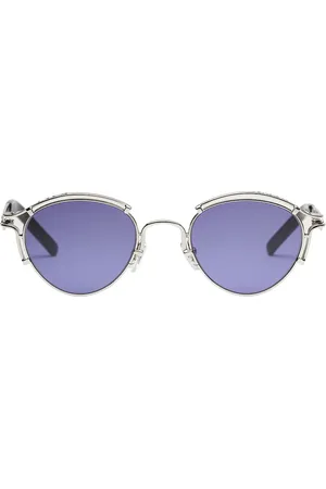 Jean Paul Gaultier Sourcil Sunglasses in Metallic