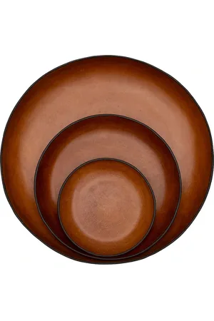 Hunting Season Molded Leather Tray Set in