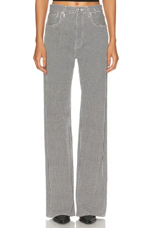 R13 Jane Straight Leg in White
