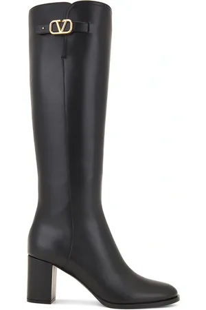 VALENTINO GARAVANI V Logo Signature Boot in Black