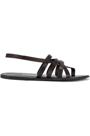 The Row Line Sandal in Chocolate