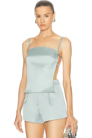 Cult Gaia Meadow Top in Baby Blue