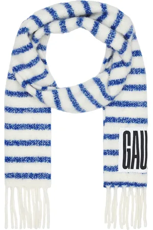Jean Paul Gaultier Mariniere Scarf in White