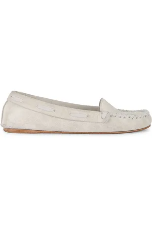 The Row Mabel Moc Loafer in Beige