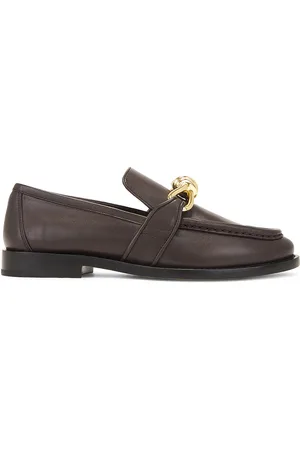 Bottega Veneta Astaire Flat Loafer in Chocolate