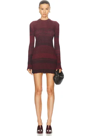 Golden Goose Sweater Dress in Burgundy