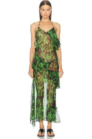 SIEDRES Lieni Long Dress in Green