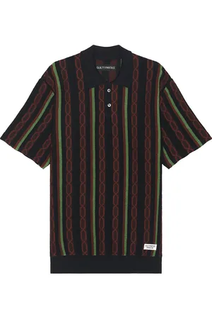 Wacko Maria Knit Polo Shirt Type-2 in