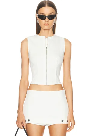 SER.O.YA Ally Stretch Denim Vest Top in