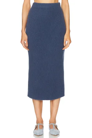 GABRIELA HEARST Matre Skirt in Navy