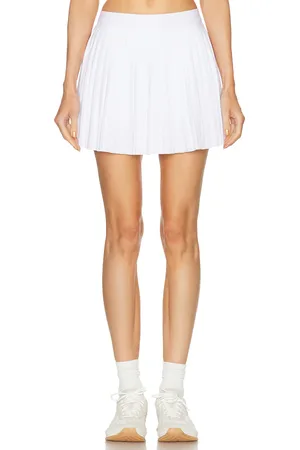 Beyond Yoga If You Pleats Mini Skirt in White