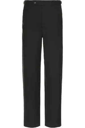 BODE Tropical Wool Side Buckle Trousers in