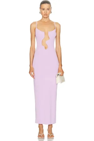 CHRISTOPHER ESBER Salacia Wire Column Dress in Lavender