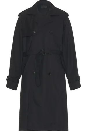 NILI LOTAN Kieran Trench Coat in Black