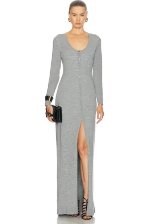 Tom Ford Henley Long Dress in Grey