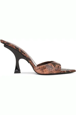 The Attico Ester Mule Sandal in Brown