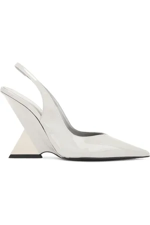 The Attico Cheope Slingback Pump in Grey