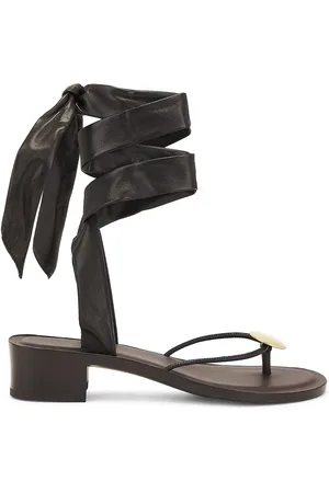 The Row Cord Sandal in Chocolate