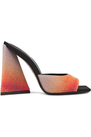 The Attico Devon Mule Sandal in Orange