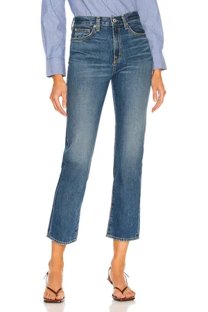 NILI LOTAN Straight Leg in Denim-Medium