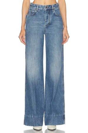 Bottega Veneta Wide Leg in Denim-Medium