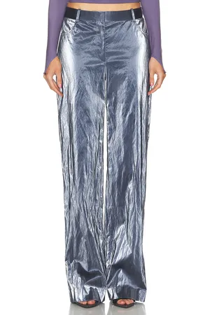PRISCAVera Rainwear Straight Leg Pant in Blue