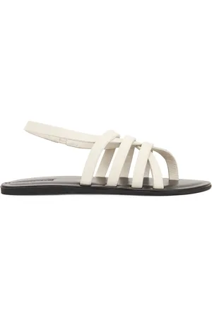 The Row Line Sandal in Beige
