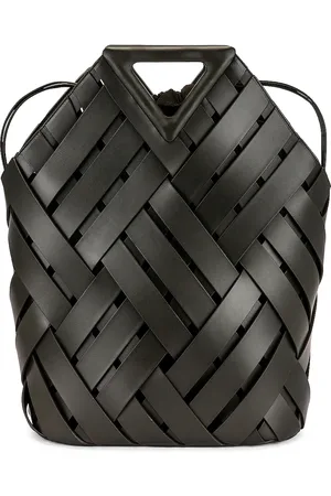 Bottega Veneta Triangle Handle Tote in Dark Green