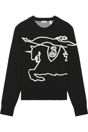 Burberry Big Logo Sweater in Black