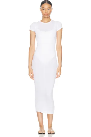 WARDROBE.NYC Cap Sleeve Maxi Dress in